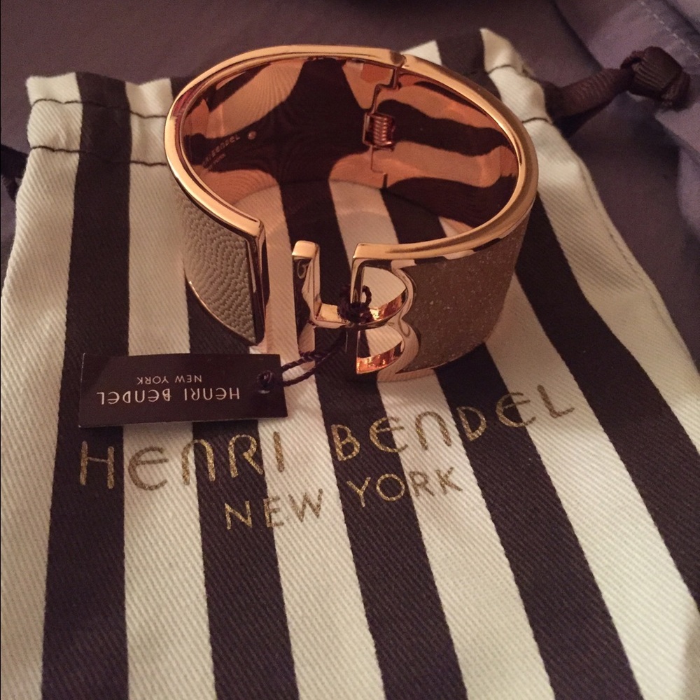 Henri Bendel Logo Metropolitan Cuff